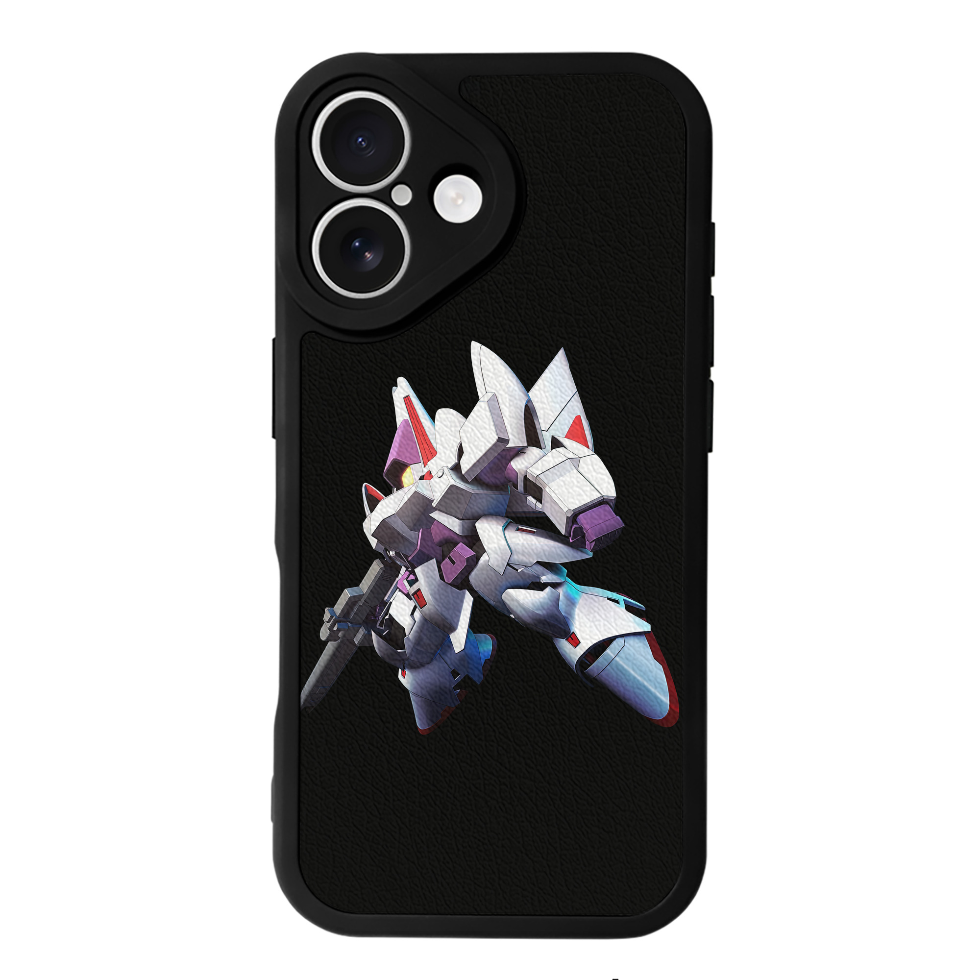 （画像用） 機動戦士ガンダム Mobile Suit Gundam 【iPhone 16シリーズ対応】シリコンスマホケース（レザー調） 材質：シリコン